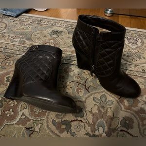 Tory Burch Brown Wedge Boots